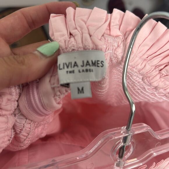 Pink Floral Women's Maxi Dress - BRAND NEW - Olivia James - Size Medium - Picture 6 of 6